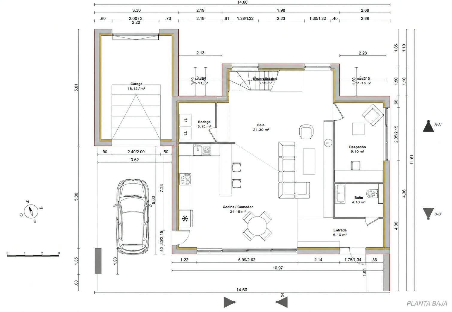 Plano de apartamento